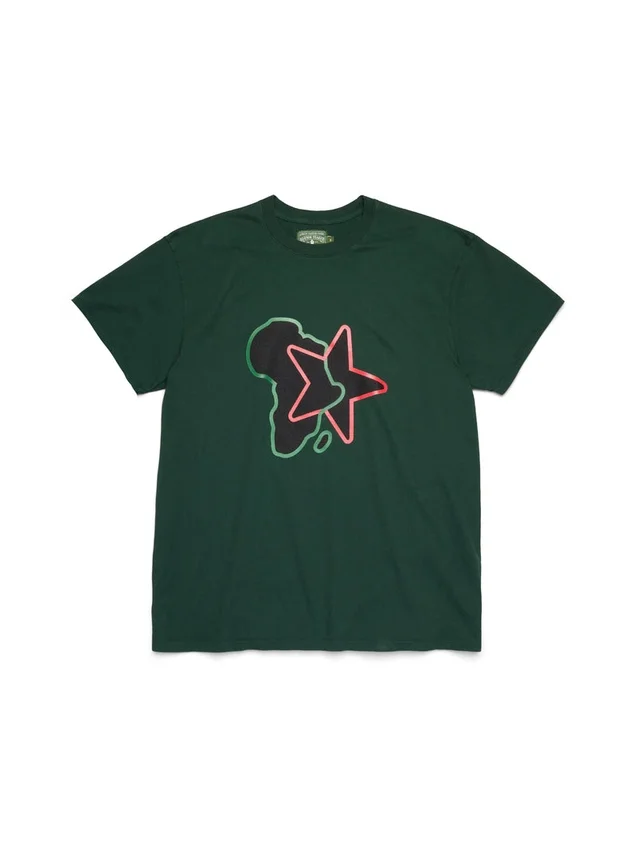 Pan-African Star Tee, grön