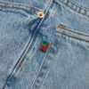 Raka Denim jeans i ljus tvätt