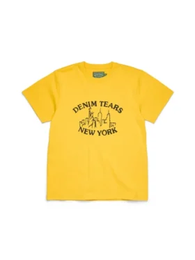 Skyline-T-shirt gul