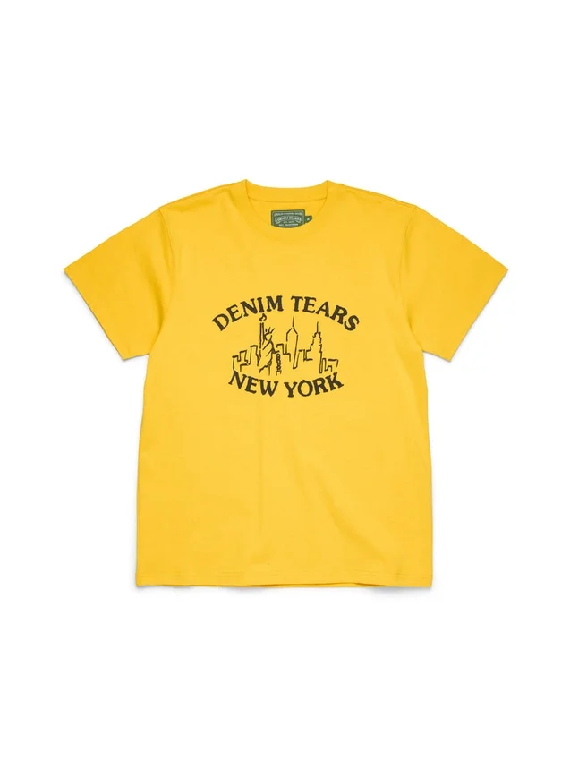 Skyline-T-shirt gul