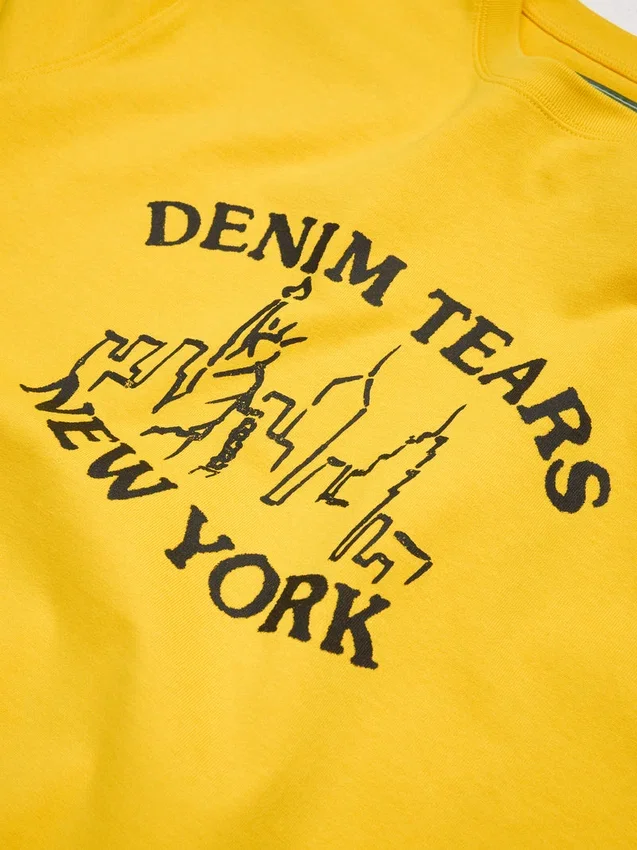 Skyline-T-shirt gul