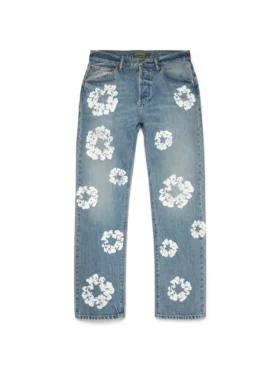 Straight Denim Wreath Pant Light Wash