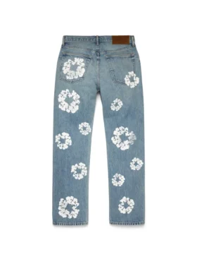 Straight Denim Wreath Pant Light Wash