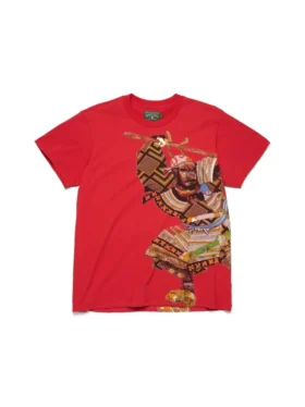 Yasuke-T-shirt, röd
