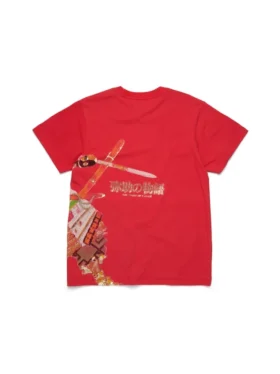 Yasuke-T-shirt, röd