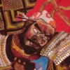 Yasuke-T-shirt, röd