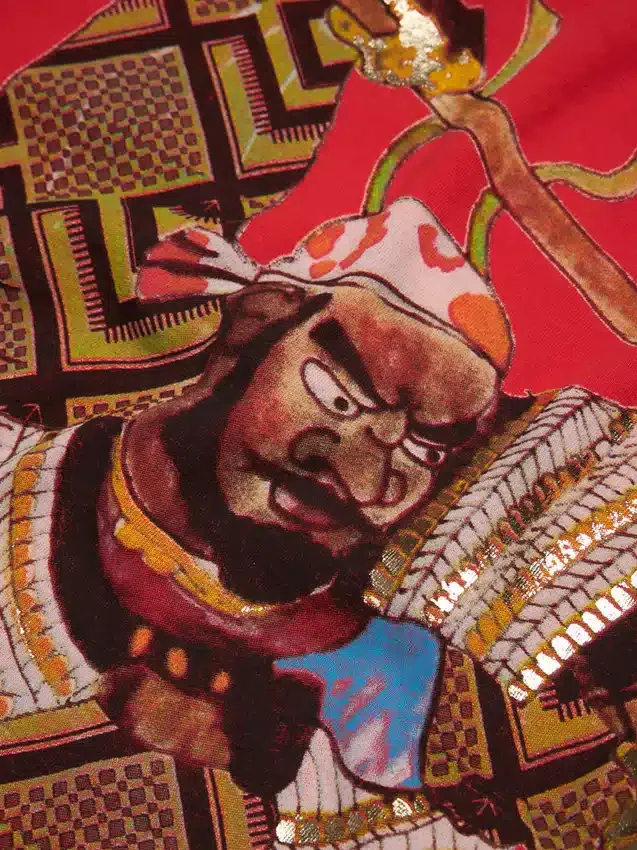 Yasuke-T-shirt, röd